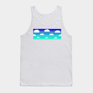 Ombre Blue Sky Tank Top